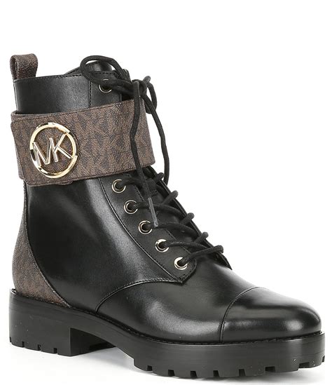 womens michael kors ankle boots|Michael Kors adjustable buckle boots.